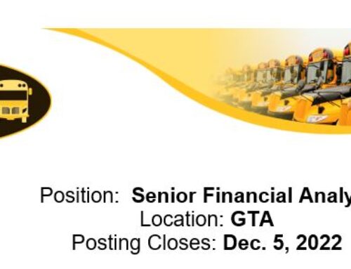 Position Posting: Senior Financial Analyst